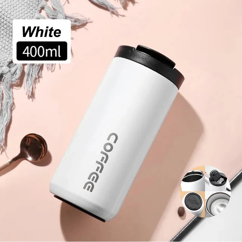 400ML Stainless Steel Coffee Thermos Bottle Thermal Mug