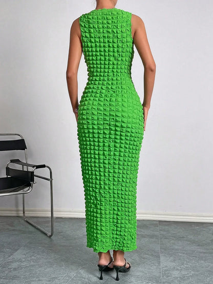 Elegant sleeveless long dress