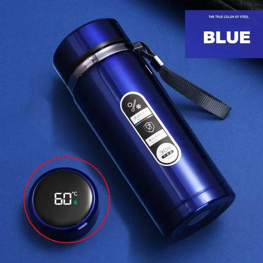 Thermos Stainless Steel Vacuum Bottle with LED Temperature Display