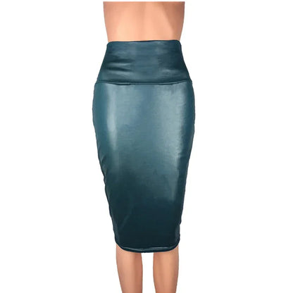 Leather Sexy Bodycon Pencil Sexy Skirts