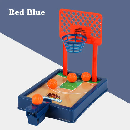 Mini Desktop Board Basketball Hoop Finger Shooting Machine Toys