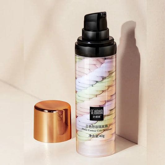 Three color press release cream concealer