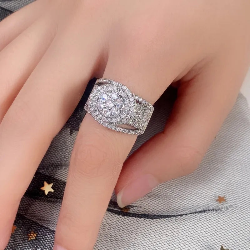Gorgeous Sparkling Cubic Zirconia Rings