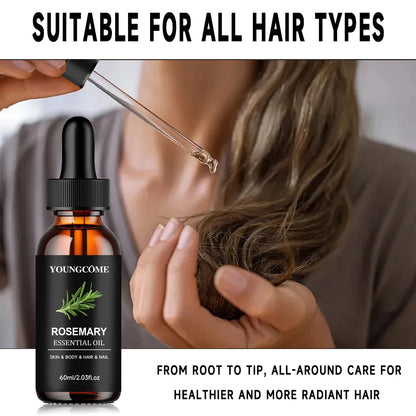 Rosemary Kit 4in1  Mask+Shampoo+Conditioner+Oil Helps Strengthen Weak Hair Care