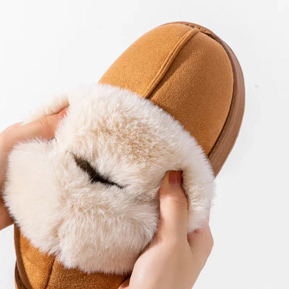 Fluffy Faux Fur Soft Slippers Shoes