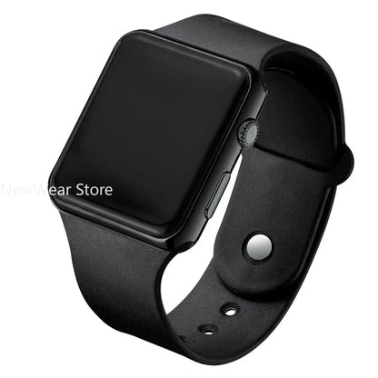 Digital Electronic Square LED Sport Wristwatch