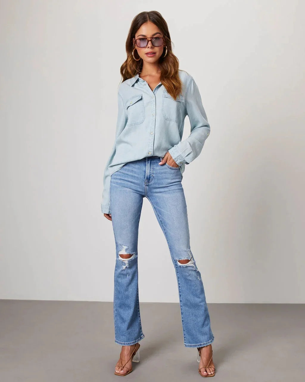 Casual Loose Denim Oversized Shirts