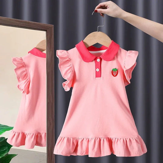 Korean ruffle princess dress 1-6Y