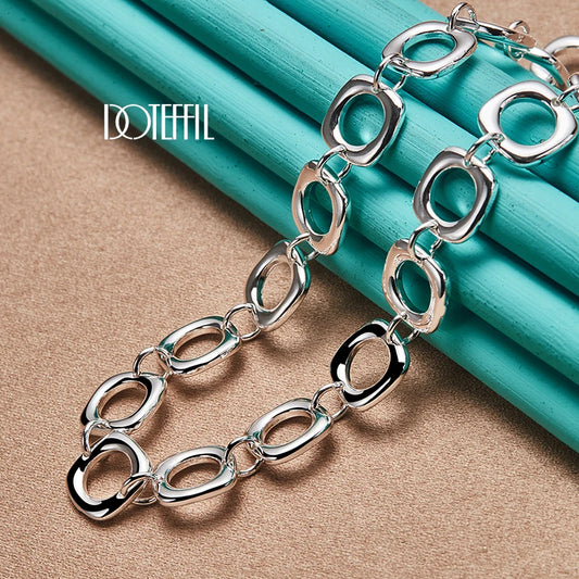925 Sterling Silver Round Chain Necklace Jewelry