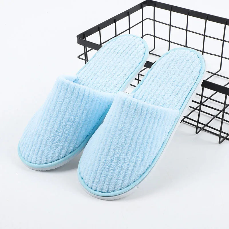Non-slip Travel Hotel Indoor Guest High Quality Disposable Slippers
