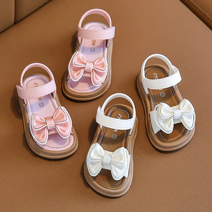 Girls Bow Princess Sandals 3-14 Years