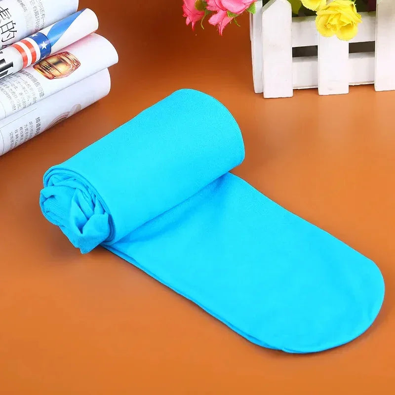 Red Pantyhose Stockings Slim Silk Socks