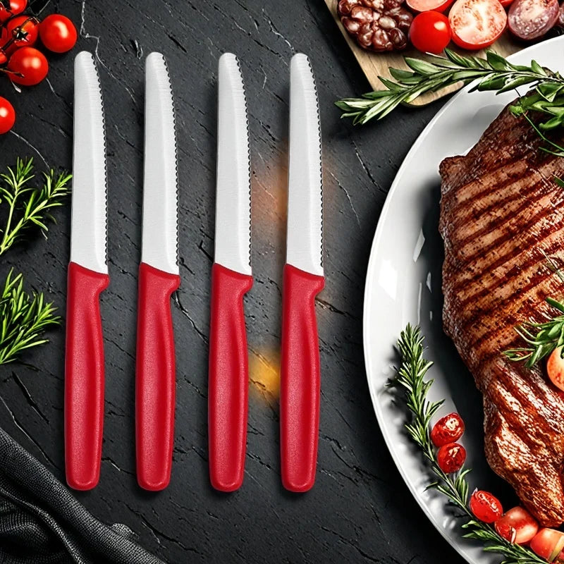 4/6/8 Stainless Steel Serrated Steak knife