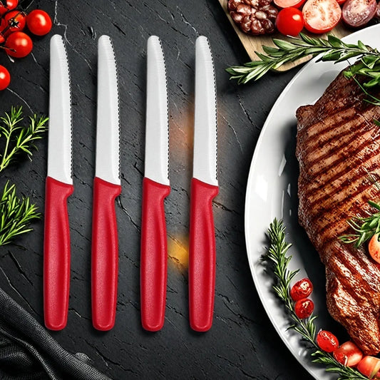 4/6/8 Stainless Steel Serrated Steak knife