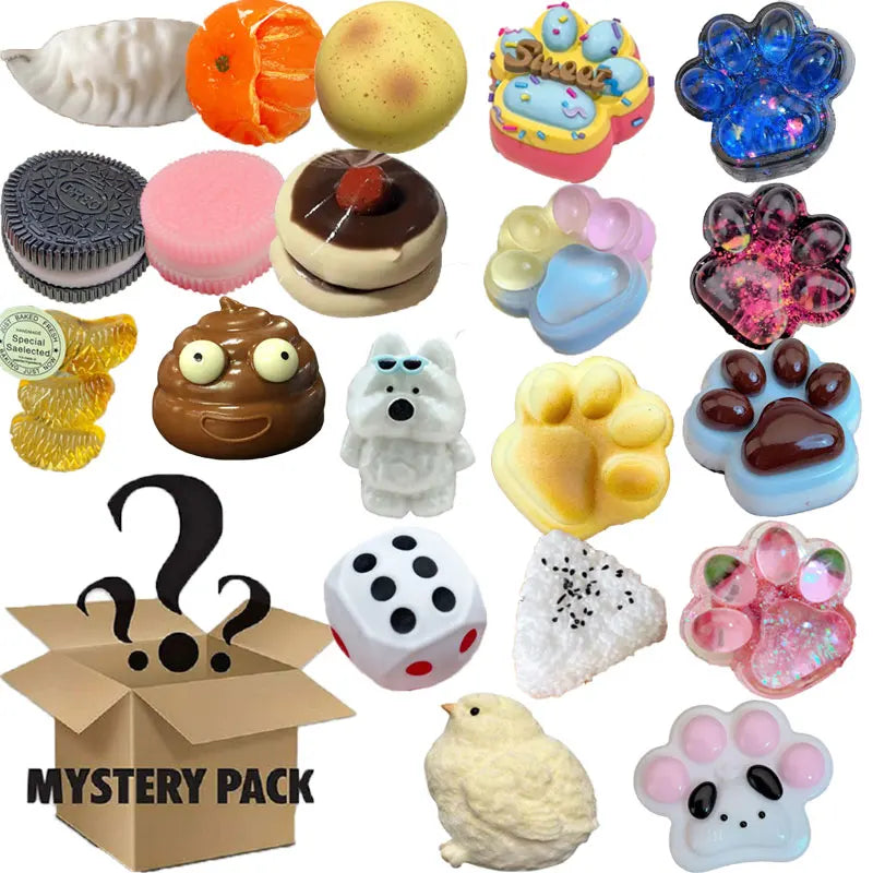Mystery Fidget Toy Kawaii Cat's Paw Stress Reliever Toys