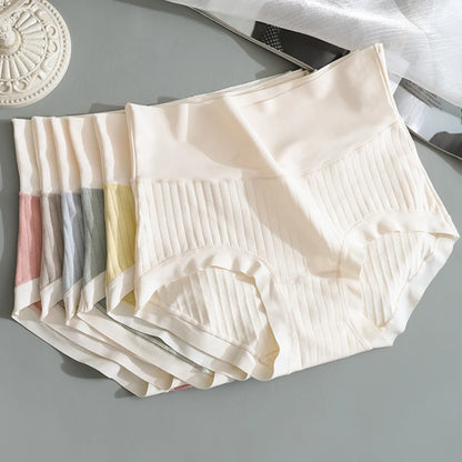 Lencería de algodón de talle alto y seda de hielo