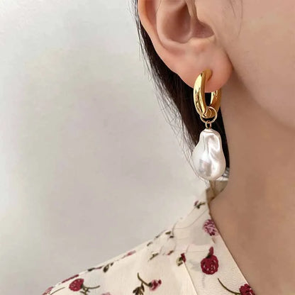 DANA Vintage Circle Drop Earrings