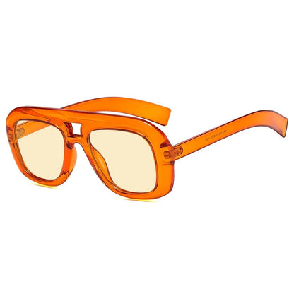 vintage square oversize sunglasses