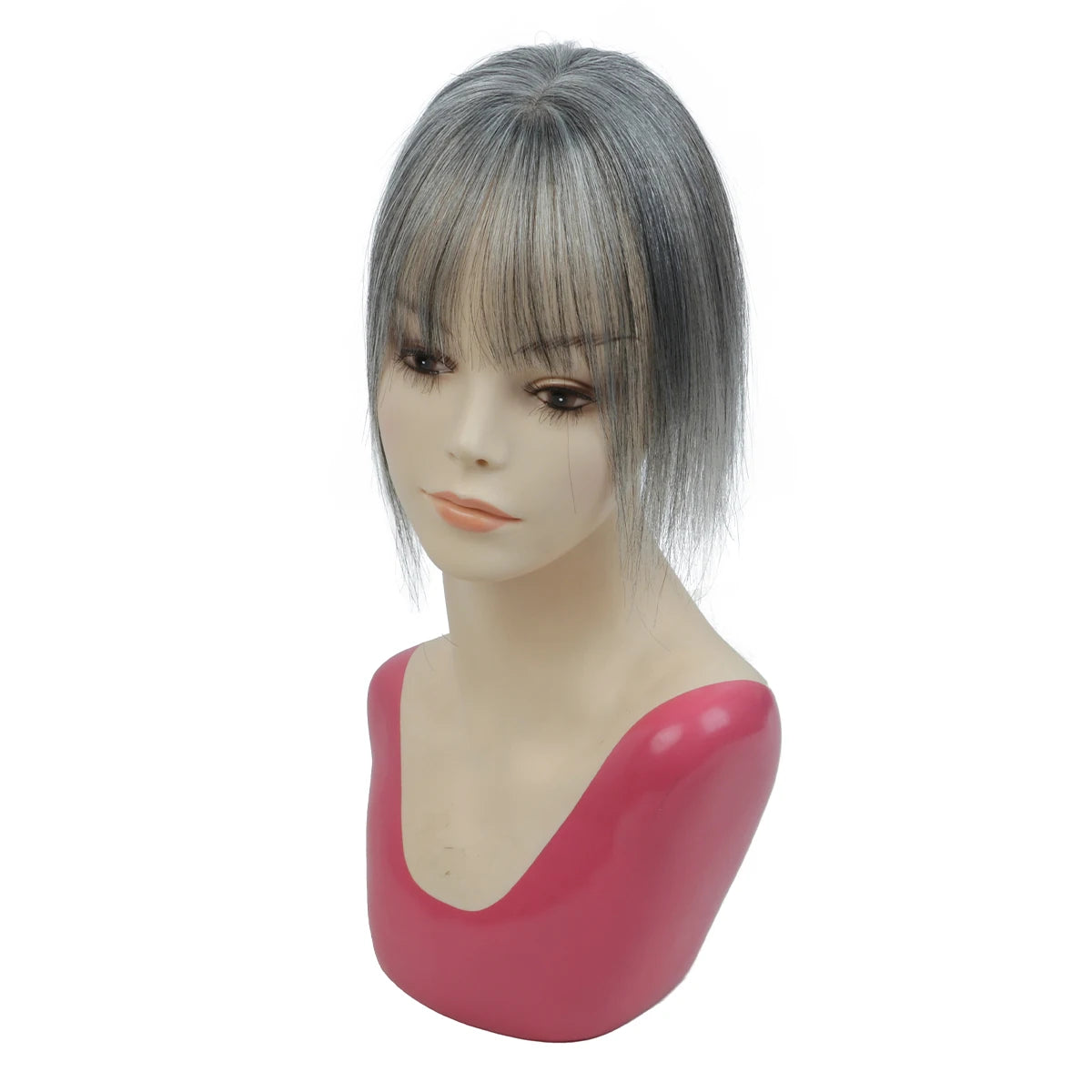Real Human Hair Toppers Bangs 3D Hair Pieces with Thinning Hair Bangs