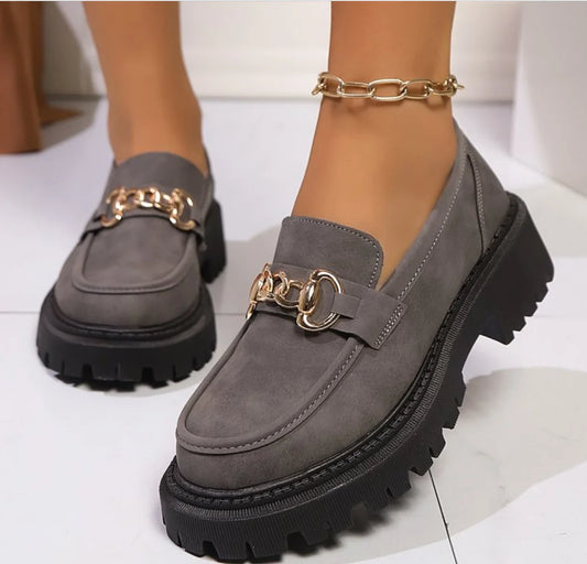 Retro Handmade Flats Suede Leather Casual Shoes