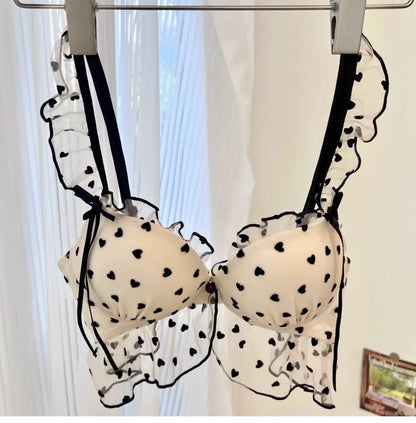 Japanese Mesh No-wire lace Underwear set Lingerie