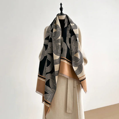 Winter Scarf  Wraps Thick Cashmere Imitation