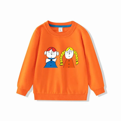 Sweatshirts Long Sleeve Tops Cartoon Baby Hoodies
