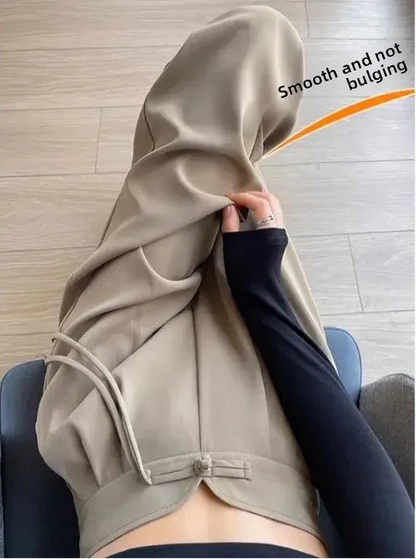 High Waist Casual Wide Leg Pants