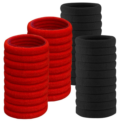 50PCS/Set Cotton Elastic Hair Ties