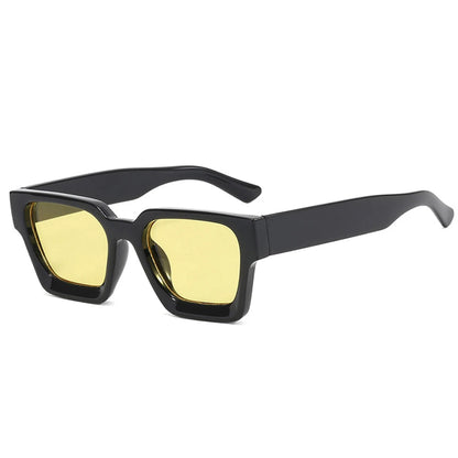 Square Luxury Retro Green Brand Designer Sun Glasses