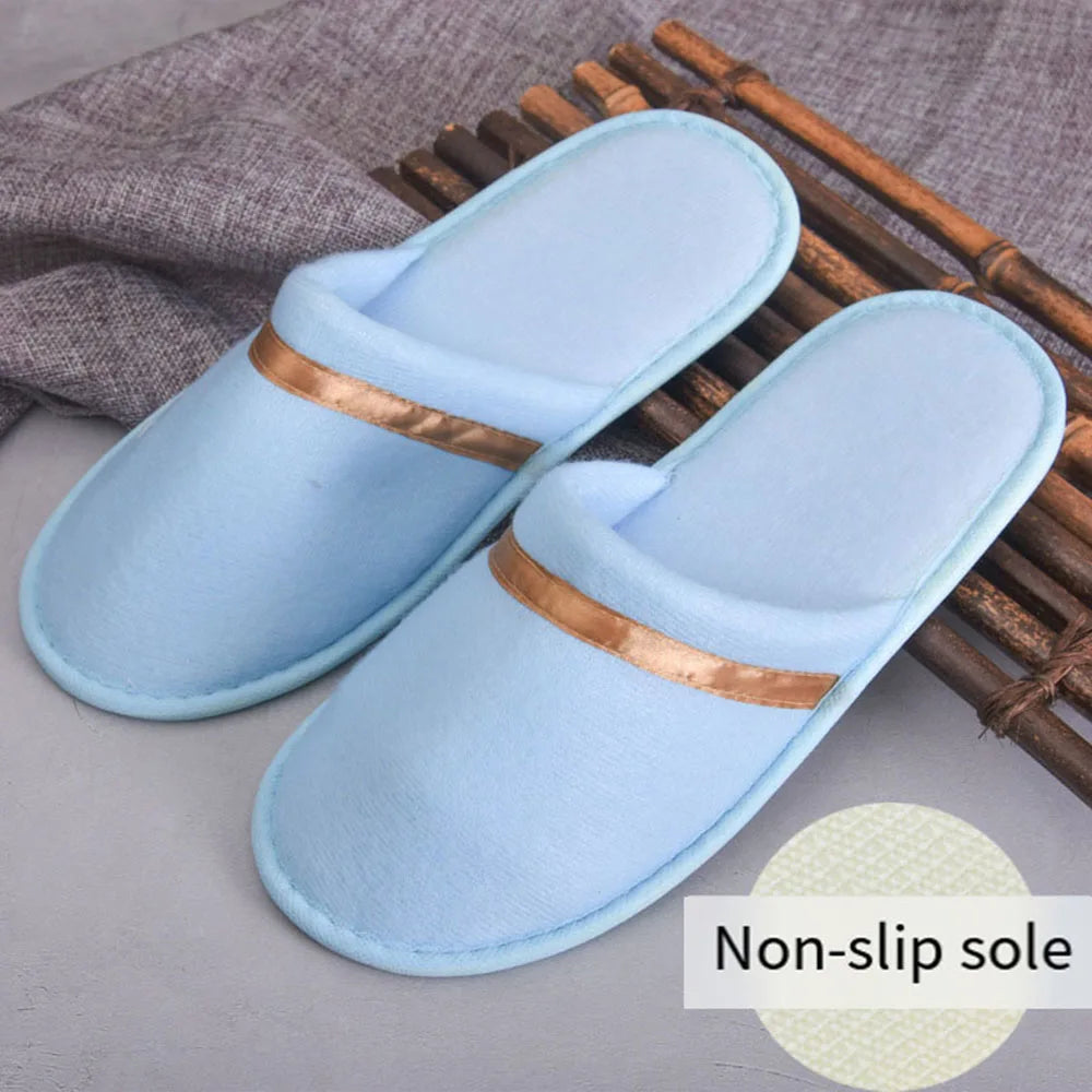 1Pair Winter Warm plush Slippers