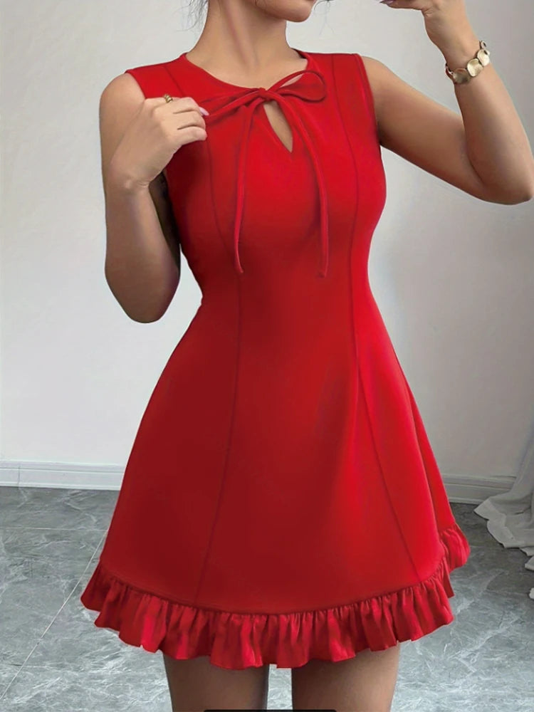 Sexy Short Sleeveless Mini Dress