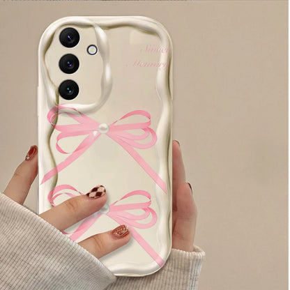 Black Bowknot Heart Case for Samsung Galaxy