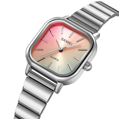 Bracelet Quartz Luxury Stainless Steel Strap Waterproof Casual Analog Wristwatch