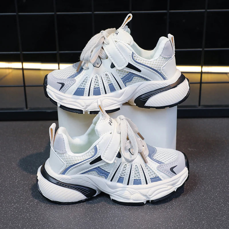Mesh Breathable Chunky Non Slip Lace Up Sneakers