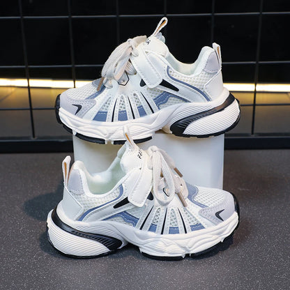Mesh Breathable Chunky Non Slip Lace Up Sneakers