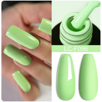 Pink Glitter Nail Gel Polish