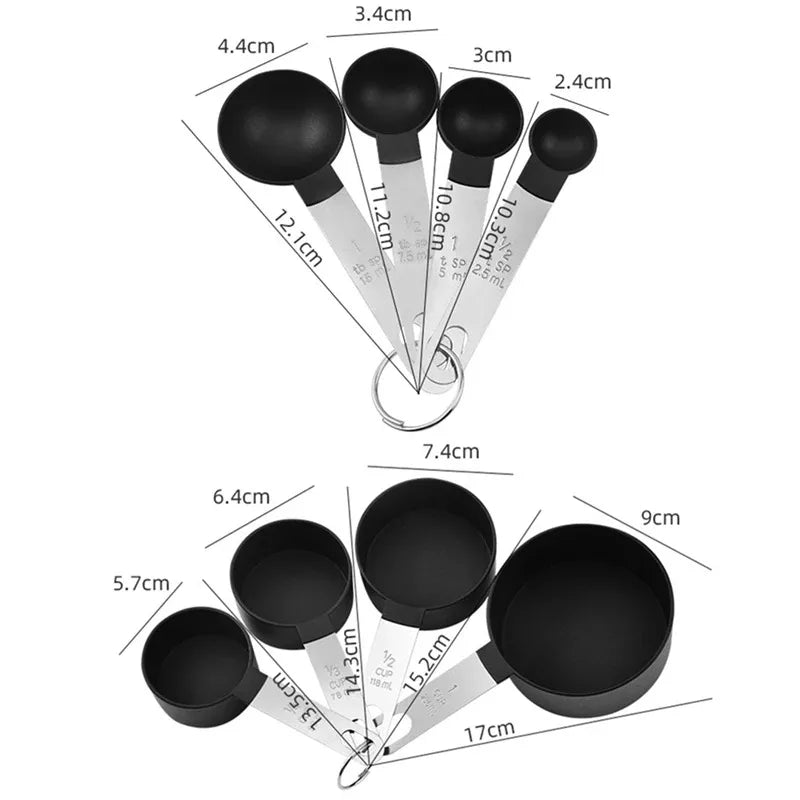 4/8PCS/Plastic Multi Purpose Measuring Cup Set