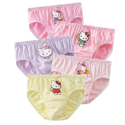 5 Packs/Box Mickey Cartoon Soft Cotton Underwear