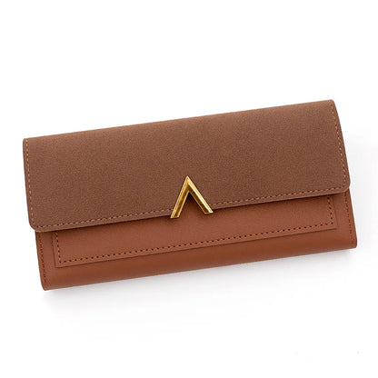 PU Wallet Card Holder Tri-Fold Moneybags Wallet