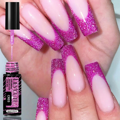 Gold Sliver Metallic Liner Gel Nail Polish