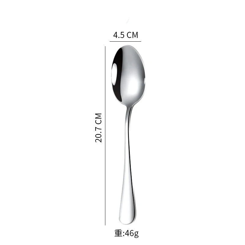 Stainless Steel Pointed Head Soup Spoon