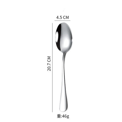 Stainless Steel Pointed Head Soup Spoon