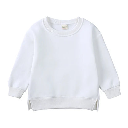 Winter Spring Pullovers Korean Baby Thicken Fleece 6M-7T Hoodies