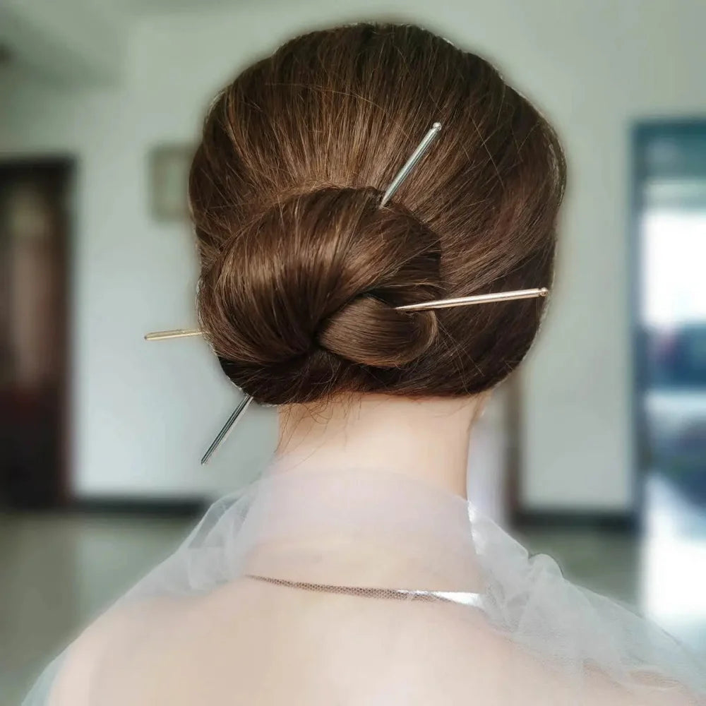 Long Tassel Double Chain Hair Pins Nunchaku Hairpin Chinese Hanfu Hair Stick