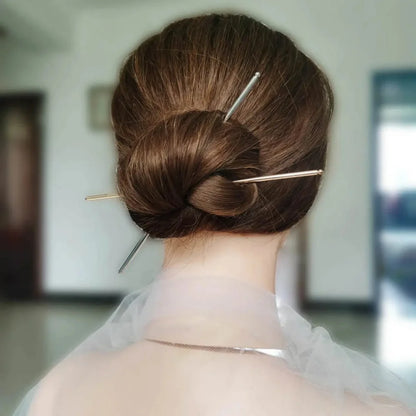 Long Tassel Double Chain Hair Pins Nunchaku Hairpin Chinese Hanfu Hair Stick