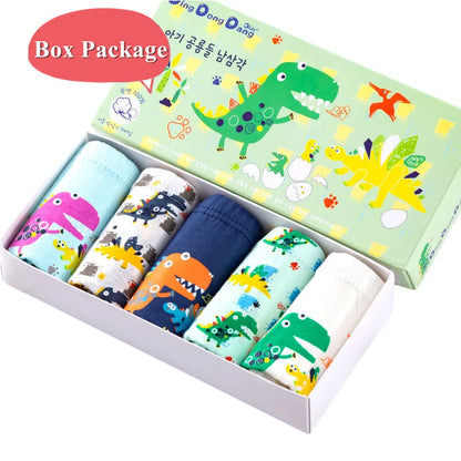 5 Packs/Box Mickey Cartoon Soft Cotton underwear