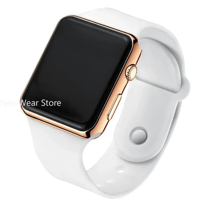 Digital Electronic Square LED Sport Wristwatch
