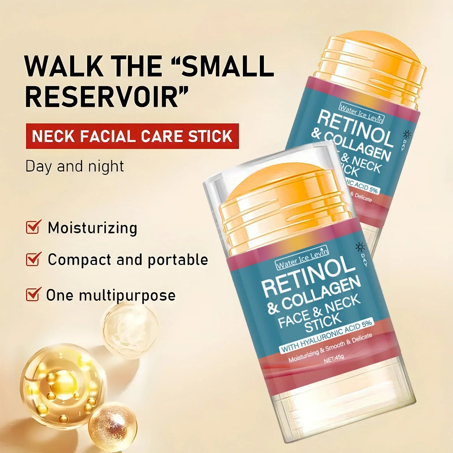 Retinol and Collagen Facial and Neck Care Stick Skin Care