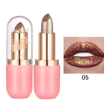 Matte Glitter Diamond Lipstick Waterproof